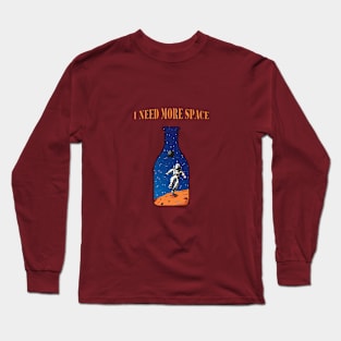 An ambitious astronaut Long Sleeve T-Shirt